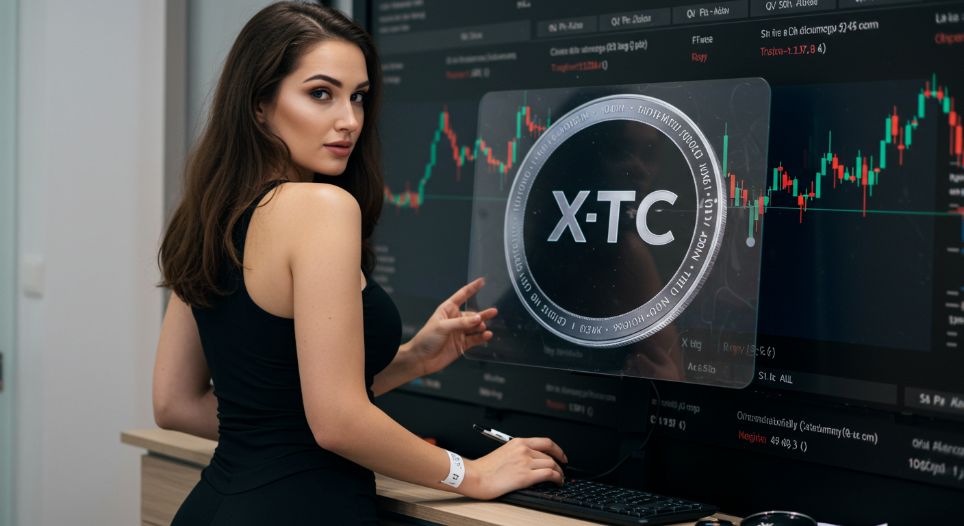 X-TC Coin on screen